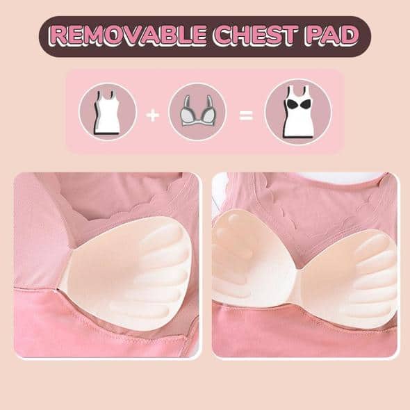 Velvet Thermal Lace Sleeveless Inner Wear