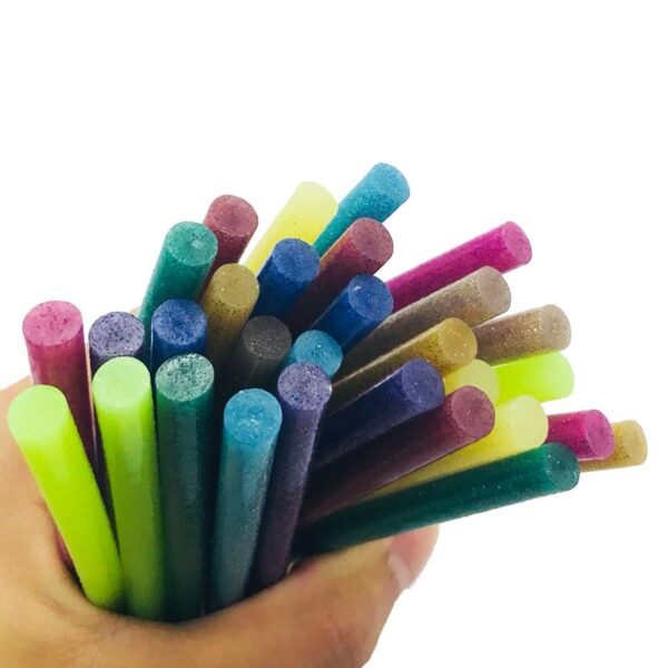 Glittering Powder Hot Melt Glue Sticks