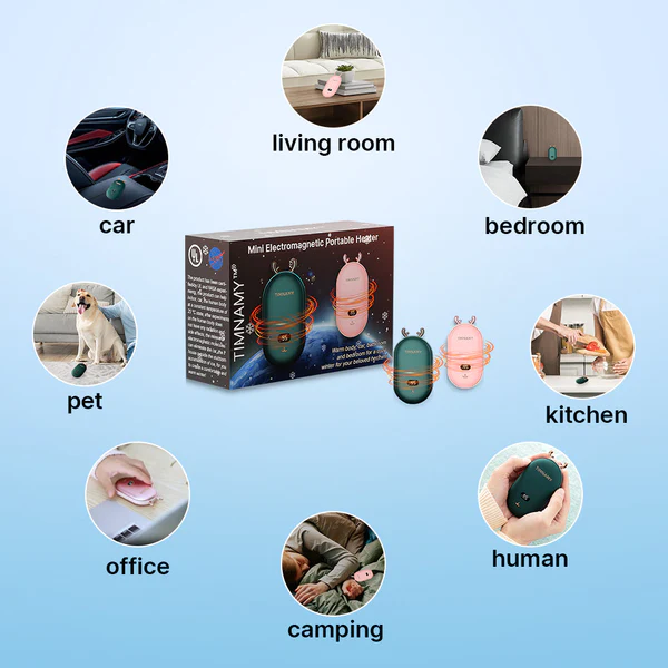 TIMNAMY Mini Electromagnetic Portable Heater