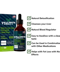 VTALITY Detox & Liver Care Chlorophyll Liquid Drops