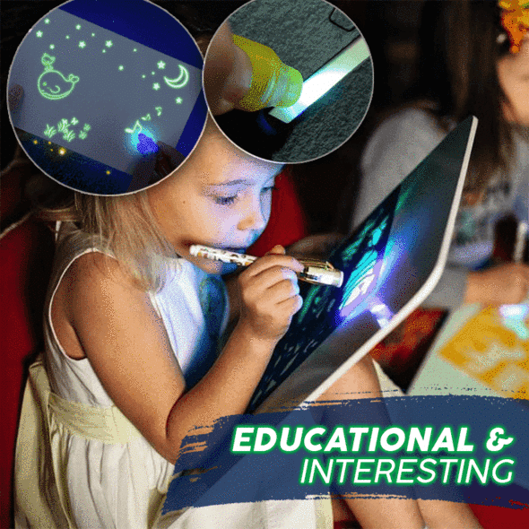 Magic Light Drawing Board Set