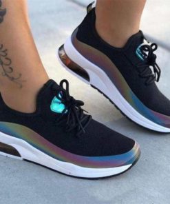 Lace-Up Breathable Sneakers