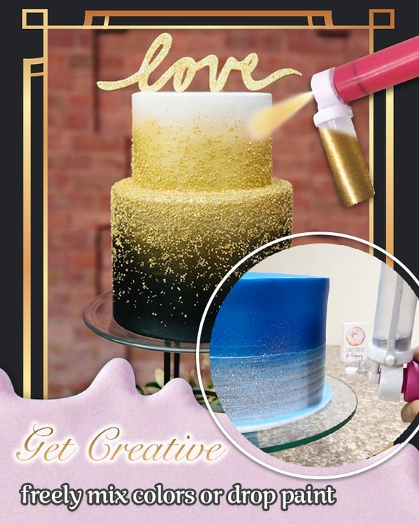 Cake Decorating Airbrushing Kit