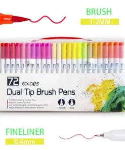 Dual Tip Brush Pens