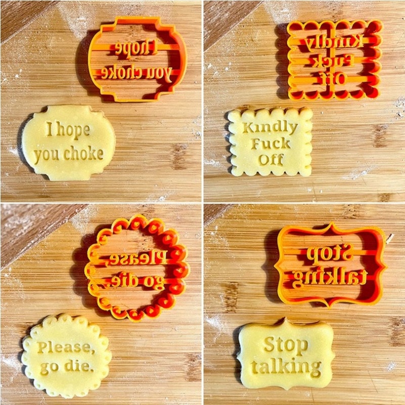 Cookie Molds With Good Wishes