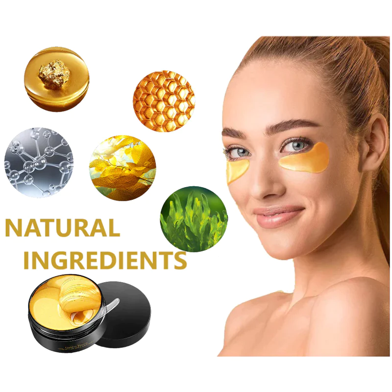 Fivfivgo 24K Gold Snail Collagen Eye Mask