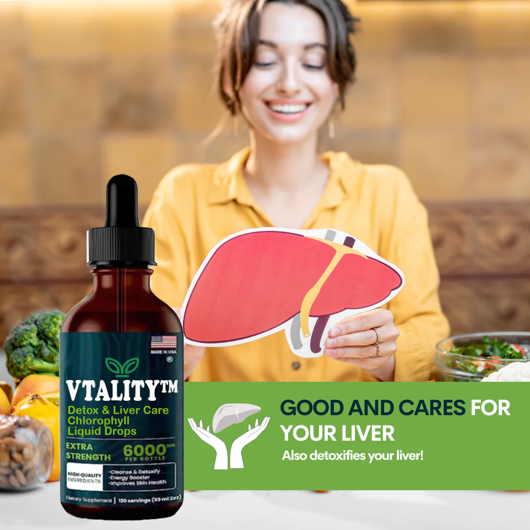VTALITY Detox & Liver Care Chlorophyll Liquid Drops