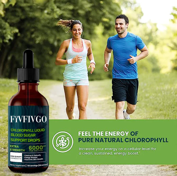 AEXZR Chlorophyll Liquid Natural Detox & Blood Sugar Support Drops