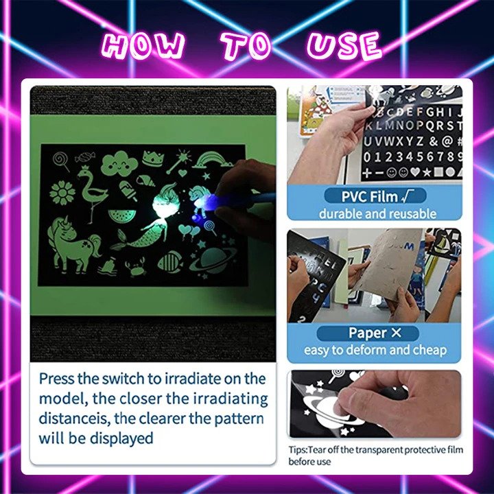 Artistic Light Up Drawing Kit