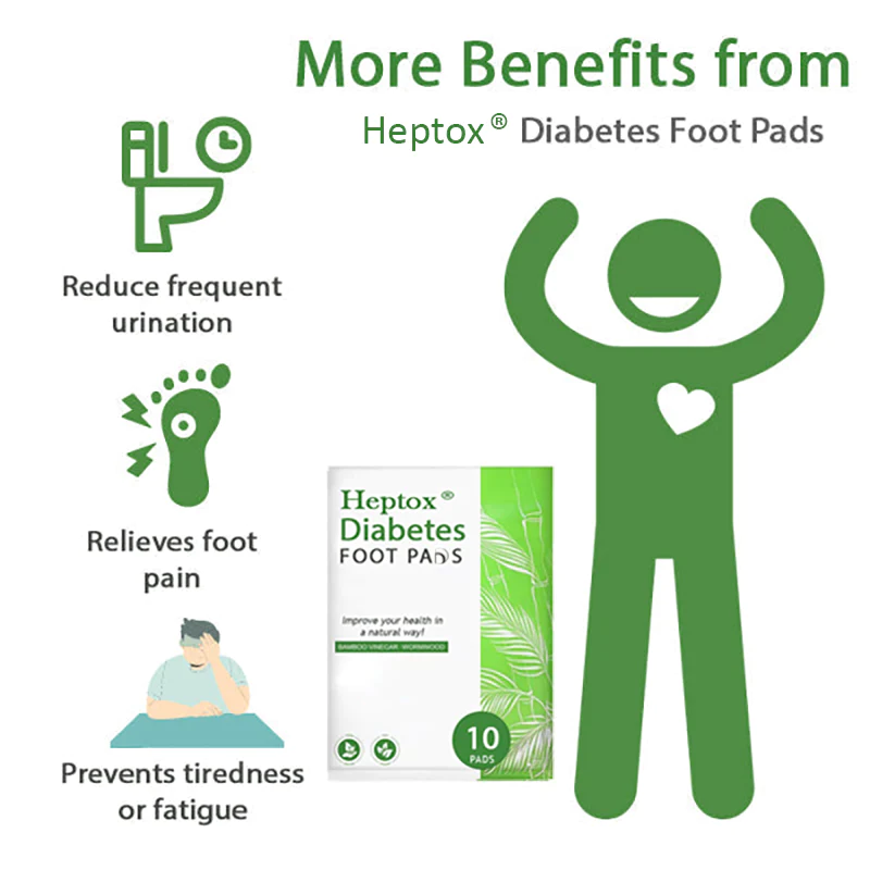 HeptoxŽ Diabetes Foot Pads