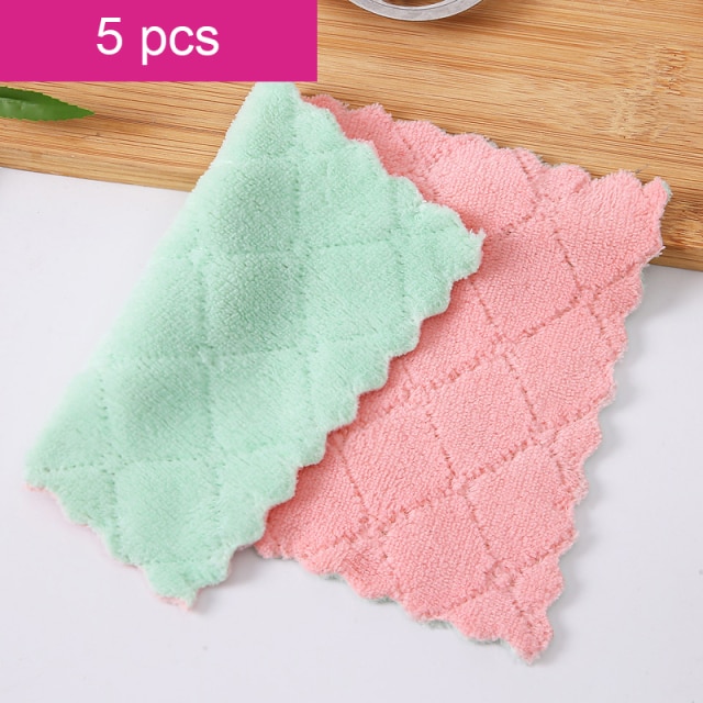Ultra Absorbent Kitchen Wipe 5PCS