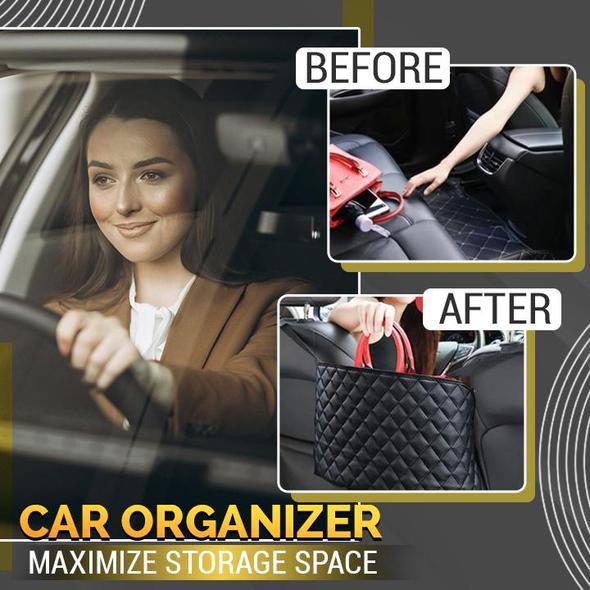 Premium Car Seat Storage Bag & Net