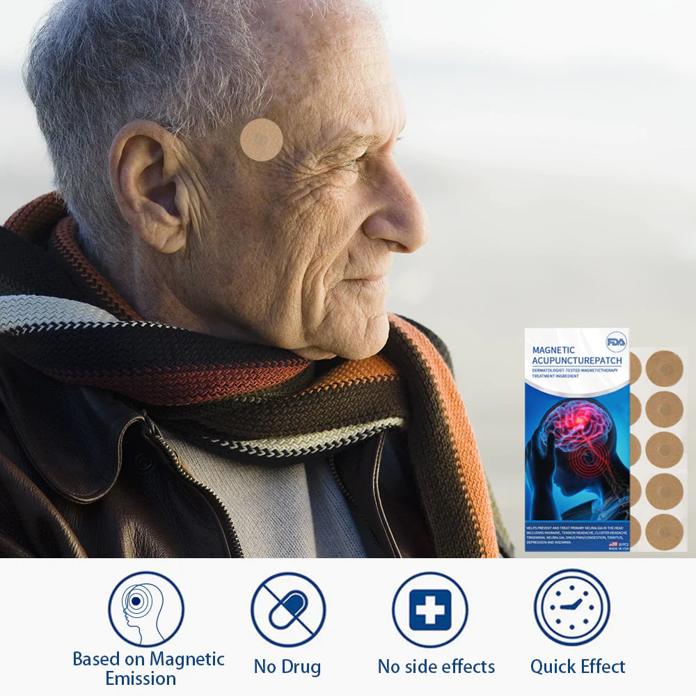 MagseCareŽ Magnetic Patch for Migraine, Tinnitus and Toothache