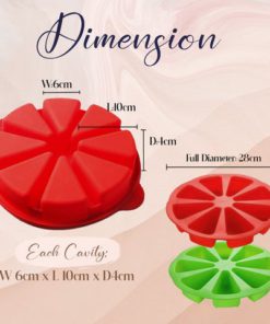 Triangle Non-Stick Silicone Cake Mold