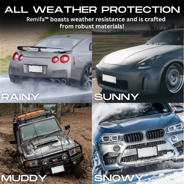 Remifa LCD Car License Plate Protector