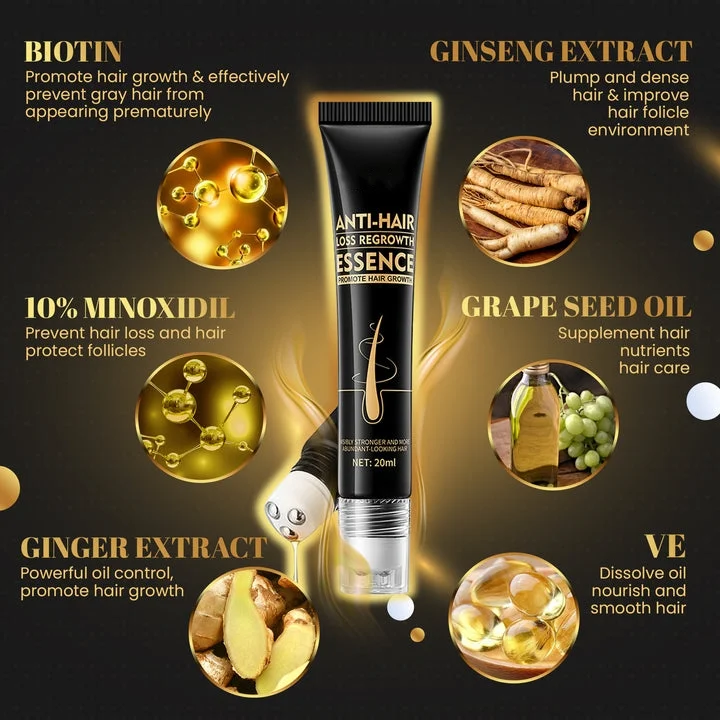 Orgadeco Biotin Hair Growth Roll-On Massage Essence