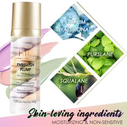 Rainbow Tricolor Makeup Base