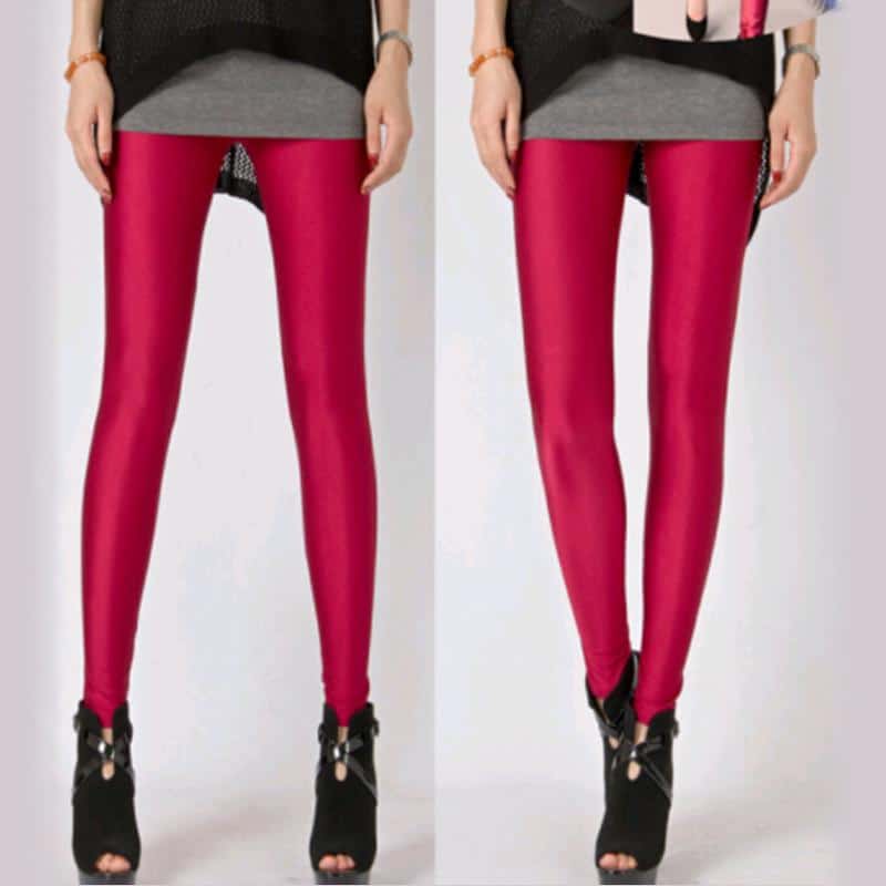 Satin GLOSSY OPAQUE Stockings Yoga