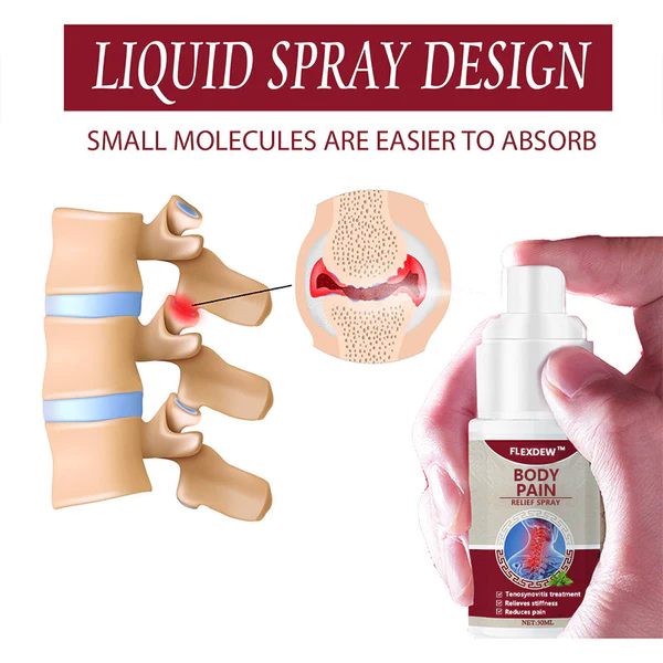 FlexDew Joint Body Pain Relief Spray