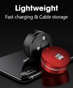 3-in-1 Retractable Charging Cable