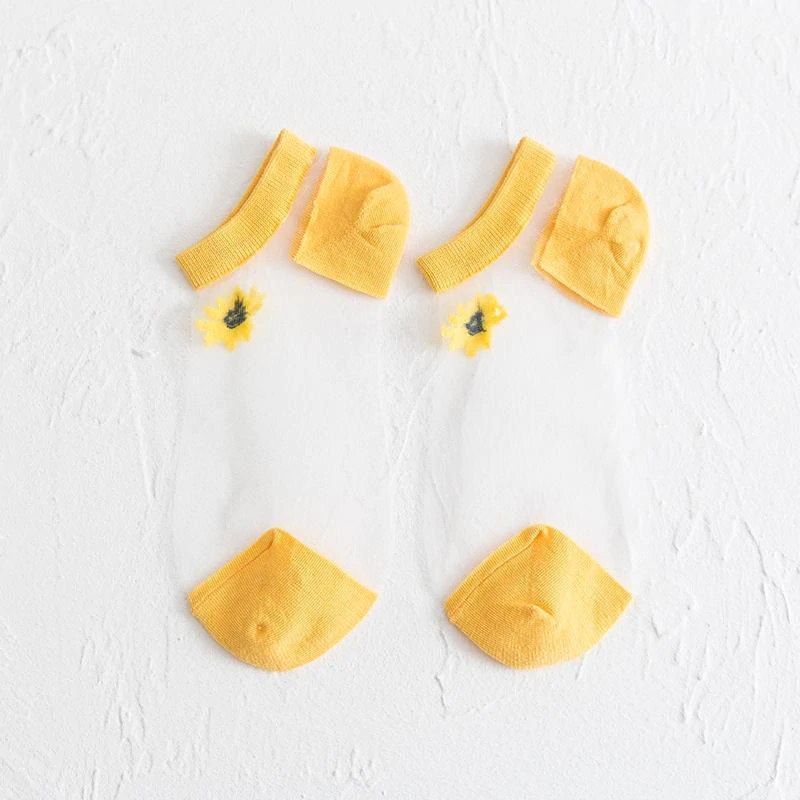 Translucent Daisy Socks