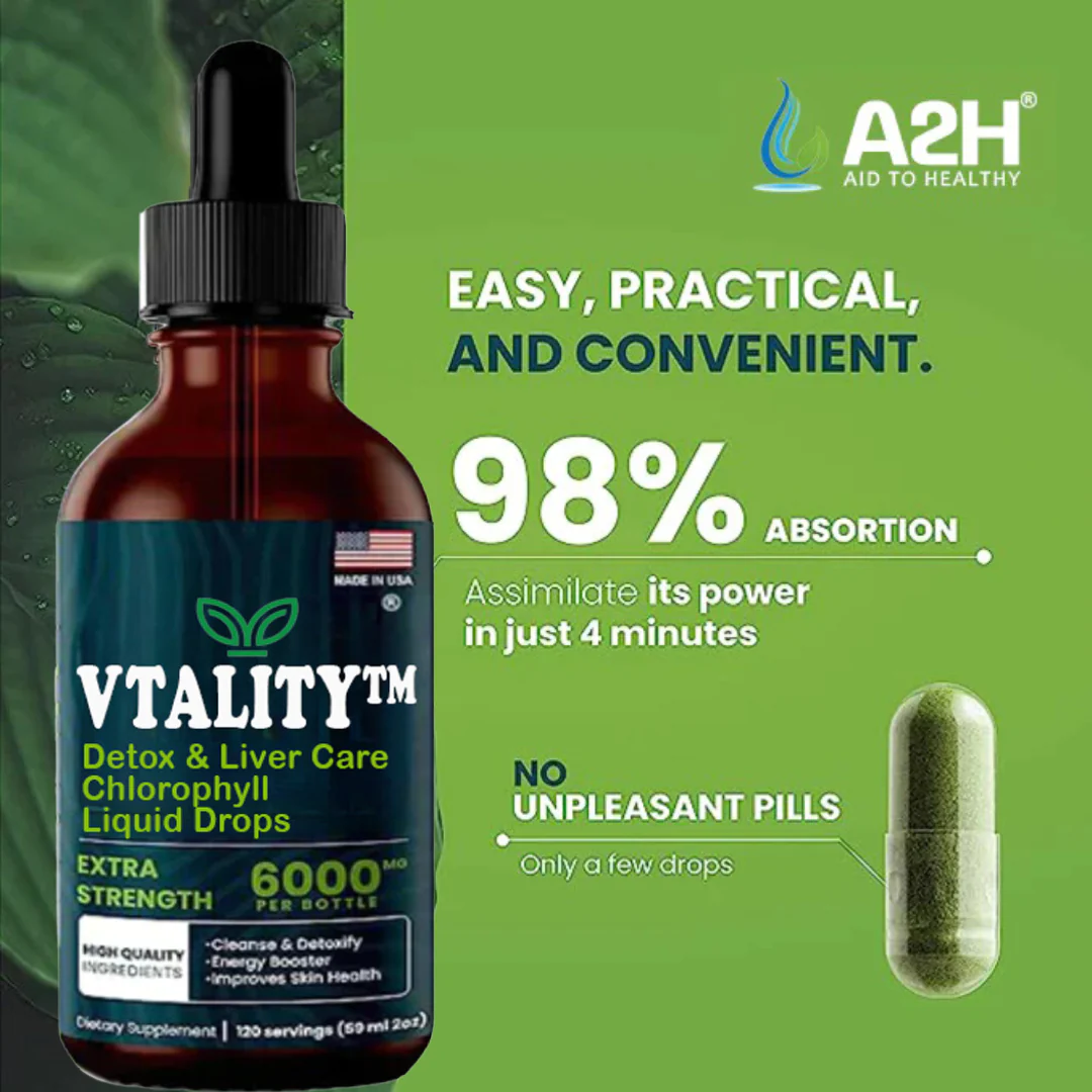 VTALITY Detox & Liver Care Chlorophyll Liquid Drops