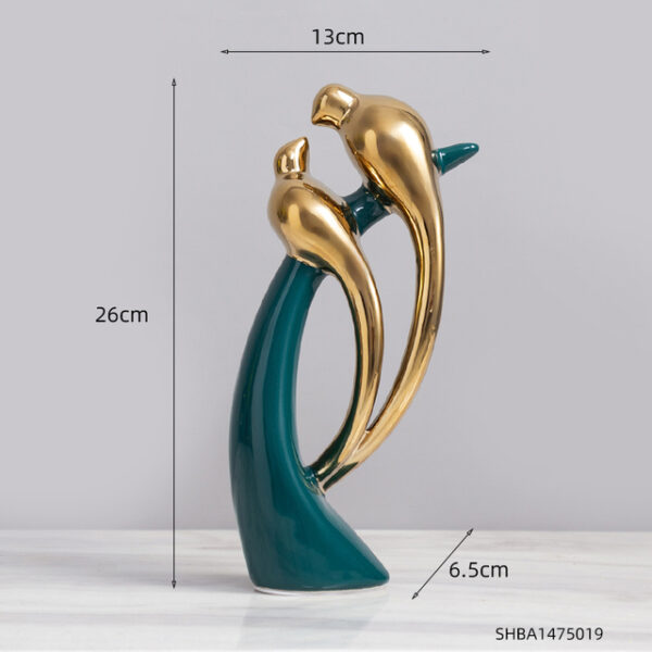 Modern Abstract Art Ceramic Statue