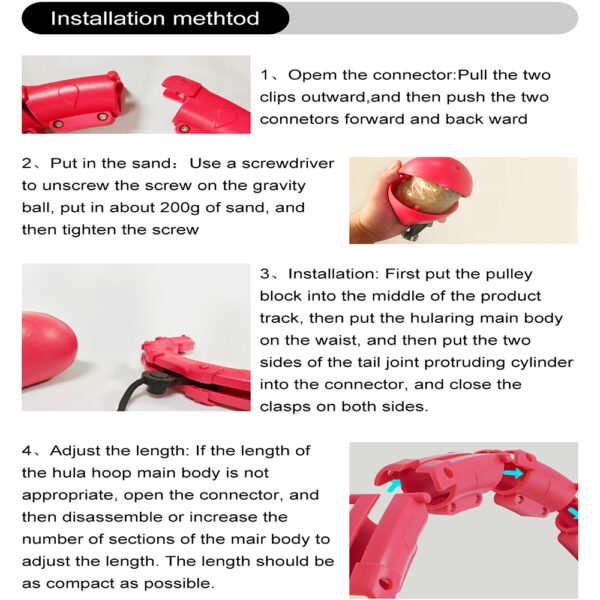 Adjustable Sport Smart Hula Hoops