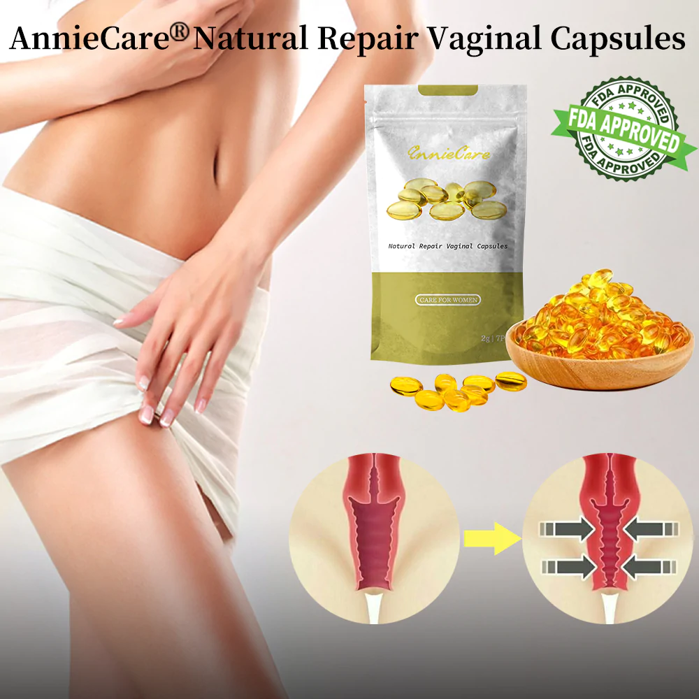 AnnieCareŽ Instant Itching Stopper & Natural Detox & Firming Repair & Pink and Tender Natural Capsules