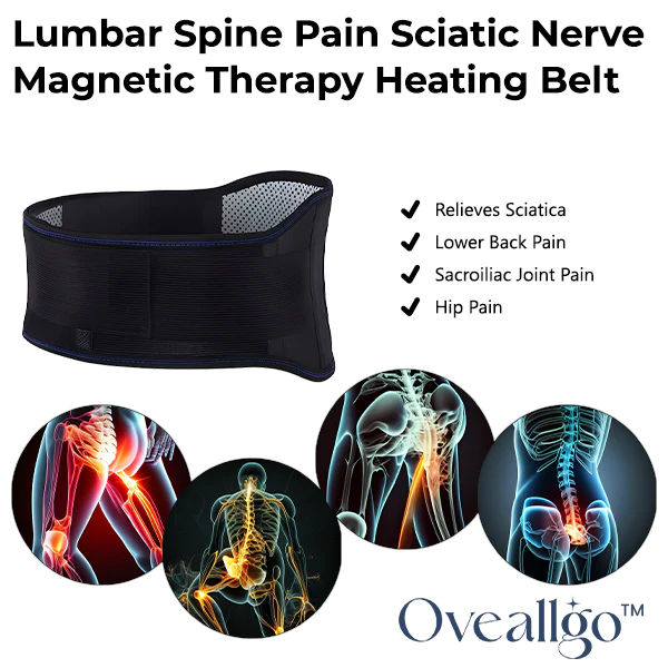 Ceoerty Lumbar Spine Pain Relief Magnetic Heat Belt