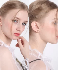 Ashy Vintage Stud Auriculotherapy Earrings