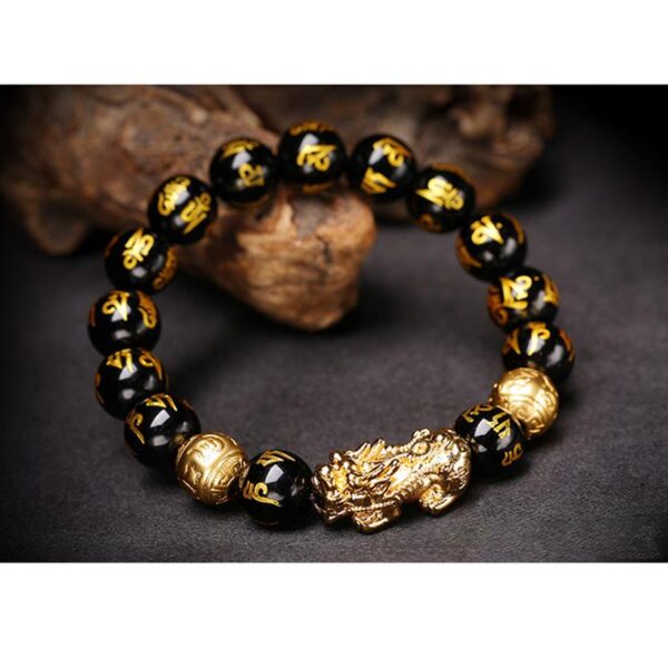 Black Obsidian Wealth Bracelet