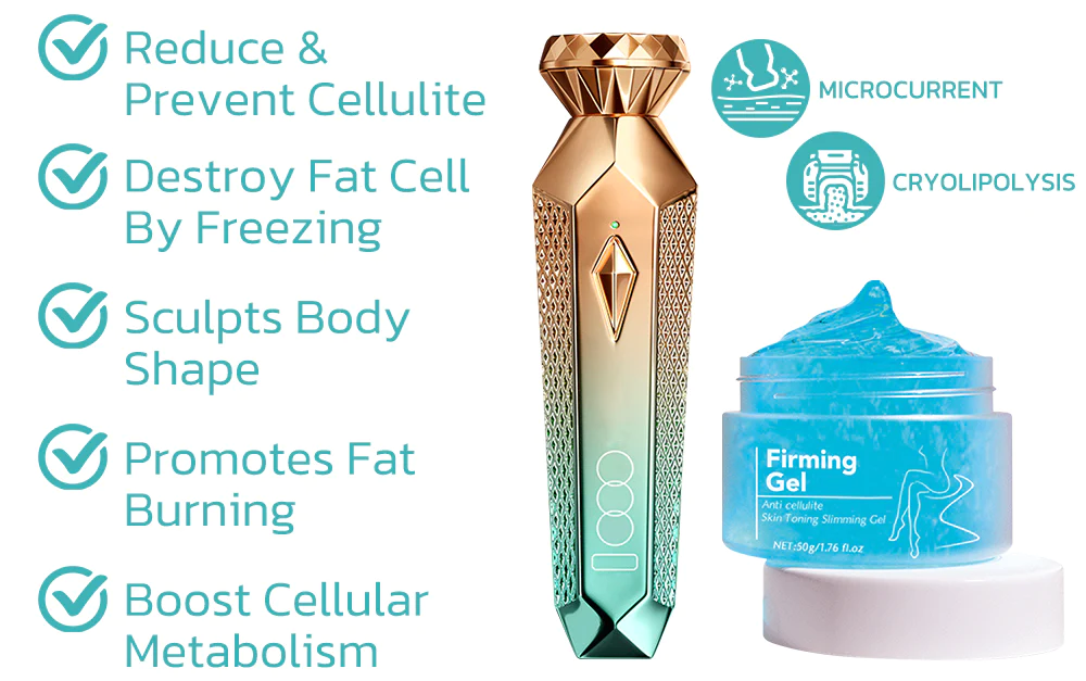 GFOUK Microcurrent Cryolipolysis Mini Massage Device