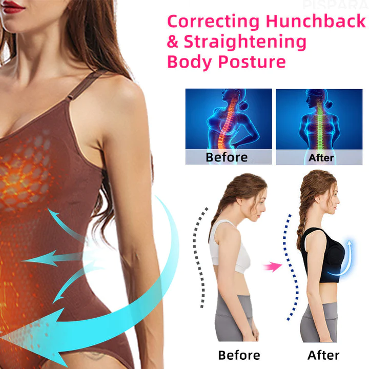 COLORIVER Ion Sculpting Bodysuit With Snaps