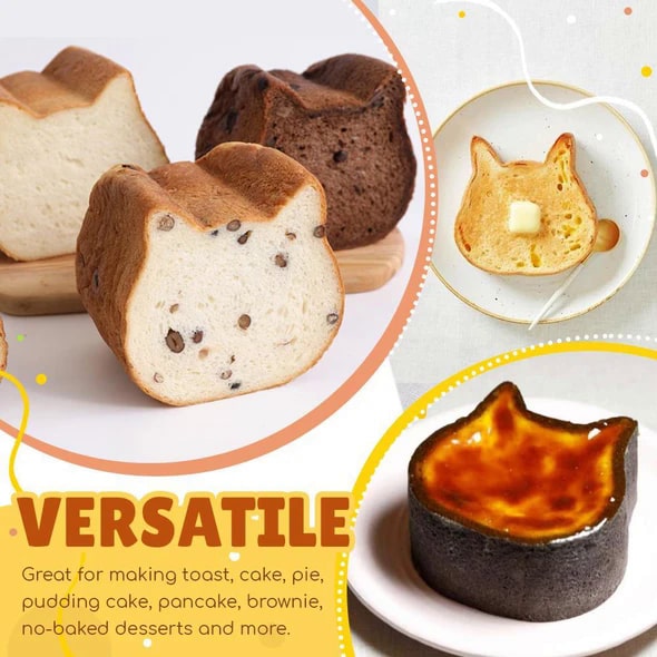 Cat Toast Mould