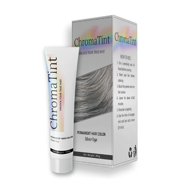 ChromaTint Permanent Silver Hair Dye