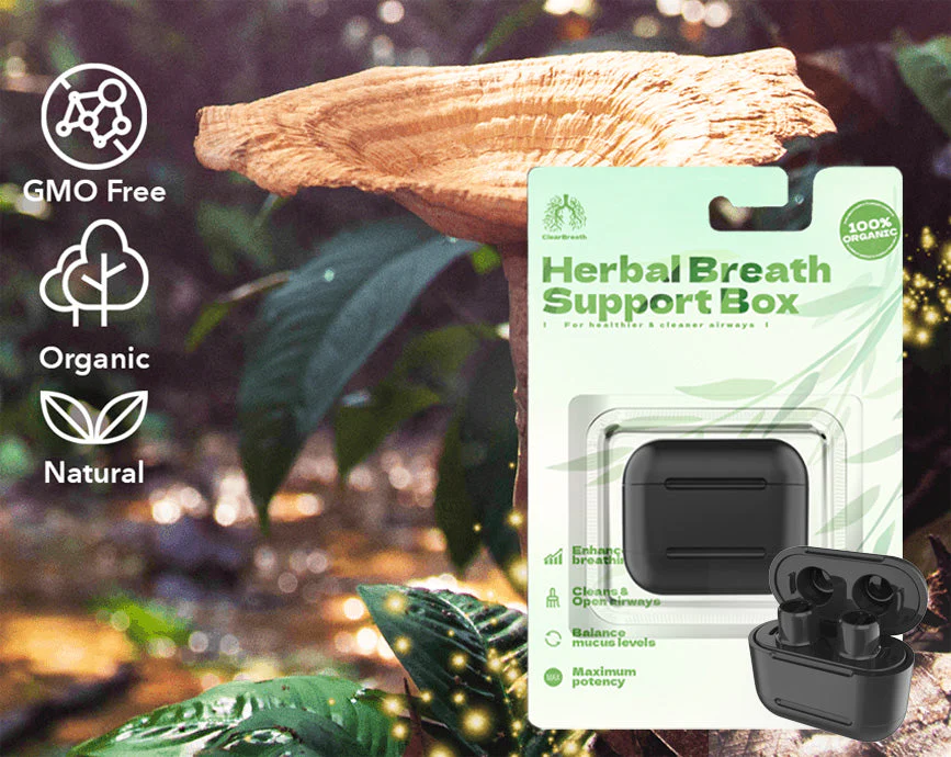 ClearBreathŽ Sinus & Lung Cleanse Breath Support Nasal Herbal Box