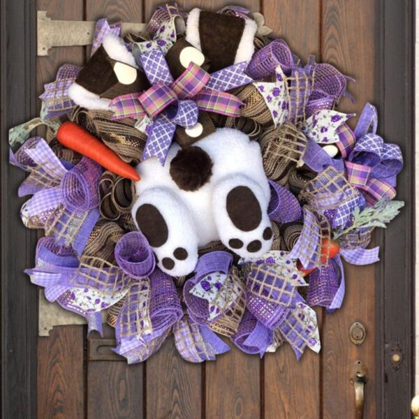 Easter Funny Bunny Door Ornament