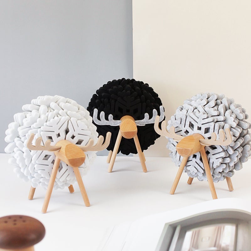 Creative Reindeer Felt Coasters