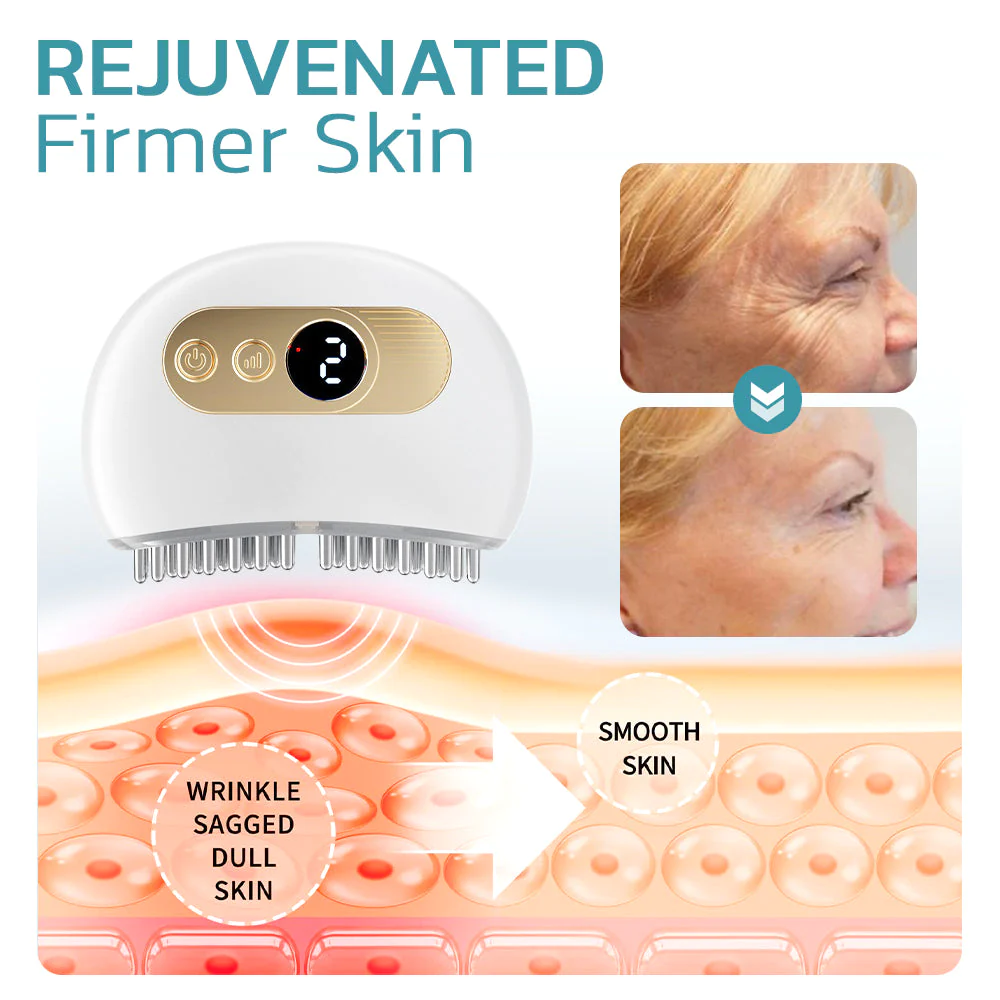 GFOUK EMS Lifting Facial And Nourishing Scalp Acupoint Massage Device