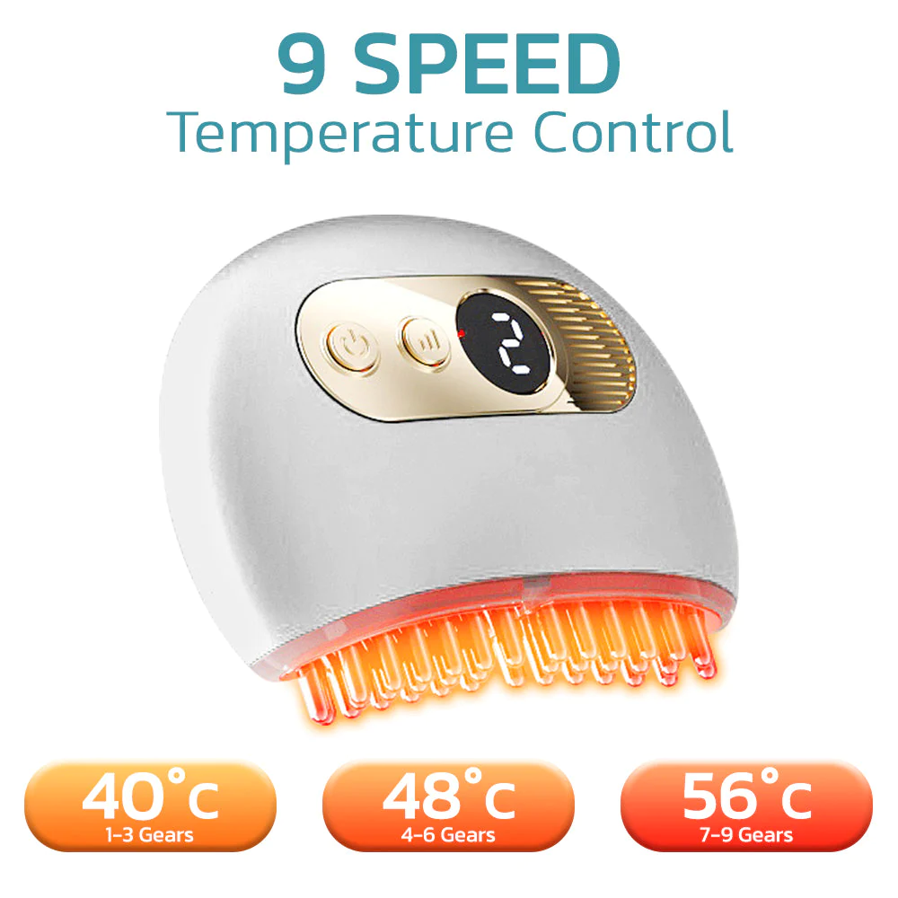 GFOUK EMS Lifting Facial And Nourishing Scalp Acupoint Massage Device