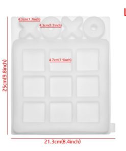 Tic Tac Toe Silicone Mold