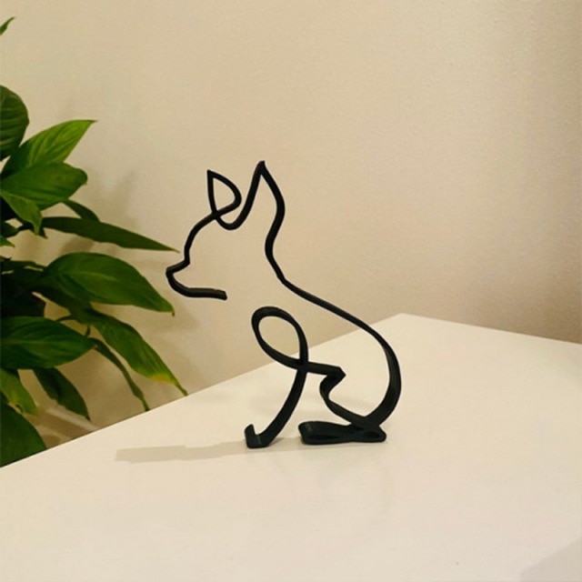 Pet Minimalist Art Animal Sculpture