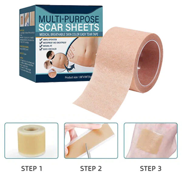 ELAIMEI Medical Soft Silicone Gel Tape for Scar Removal