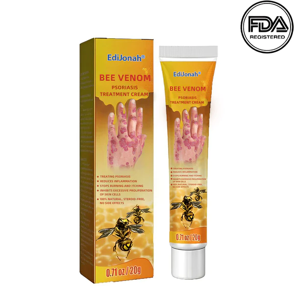 EdiJonahŽ Bee Venom Psoriasis Treatment Cream PRO