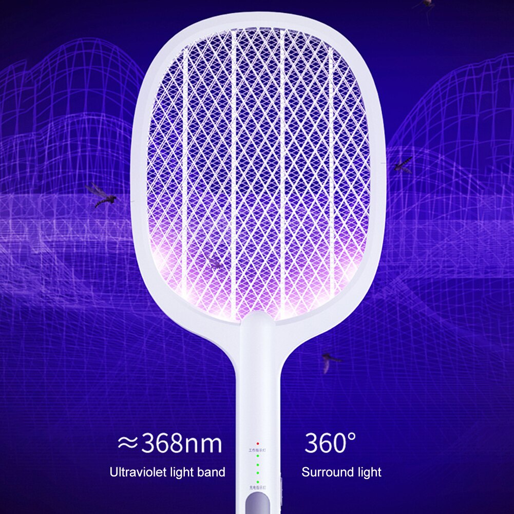 2-in-1 Electric Swatter & Night Mosquito Killing Lamp
