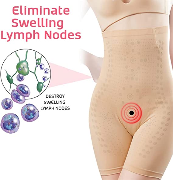 Far Infrared Negative Oxygen Ion Fat Burning Tummy Control Detox Bodysuit Briefs