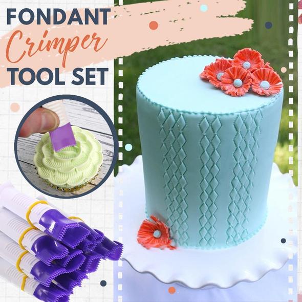Fondant Decor Crimper Tool Set (10 pieces)