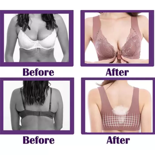 Front Closure Extra-Elastic Breathable Bra
