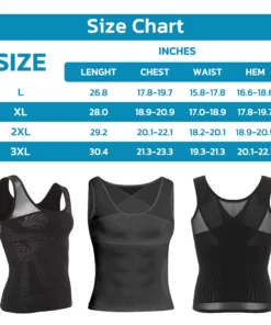 GFOUK GKTY Gynecomastia Compress Tank Top